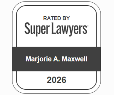 Rated by Super Lawyers | Marjorie A. Maxwell | 2026
